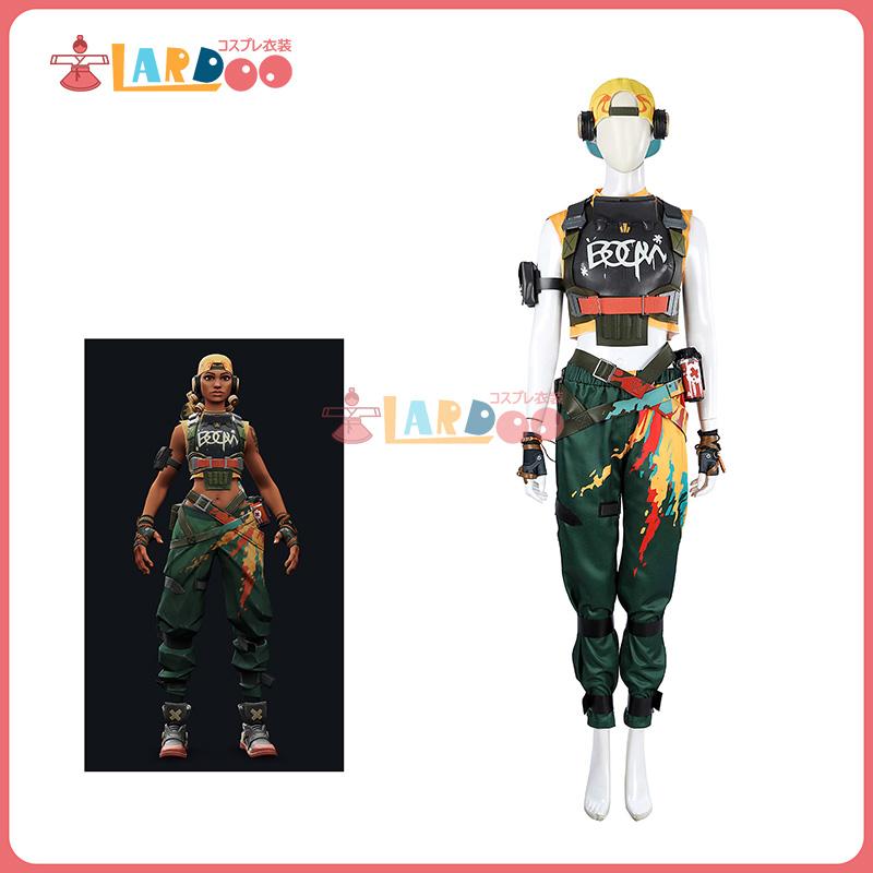 【工場直販 品質保証】 ヴァロラント VALORANT レイズ-Raze コスプレ衣装 コスチューム