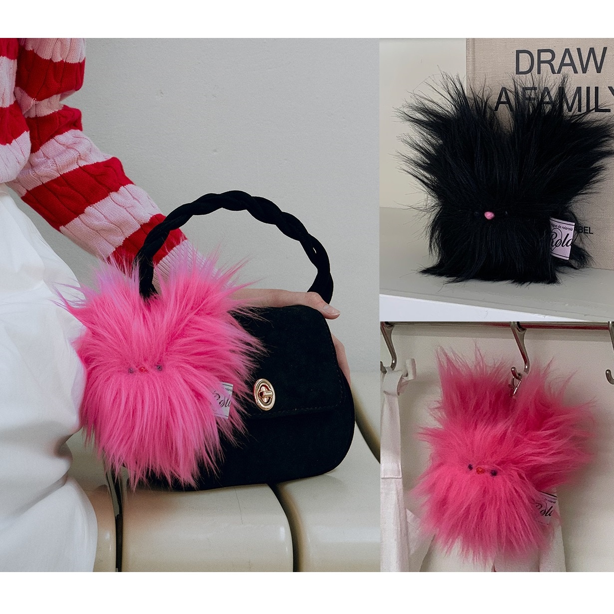 23S/S 韓国人気 RORABBIT Keyring [2色]