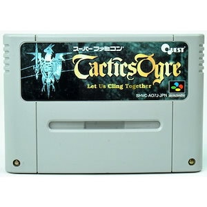 スーパーファミコンソフト「タクティクス　オウガ」動作品1個の出品です。 Qoo10] SFC タクティクスオウガ ソフト スー