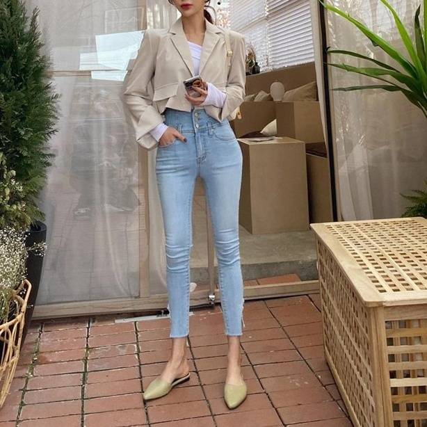 パンツ Gパン ズボン ストレート デニム スキニー スリム タイト 細身 ポケット ハイウエスト かわいい きれいめ シンプル カジュアル 大人 お洒落 かっこいい レトロ 大人女子 こなれ感 エレ