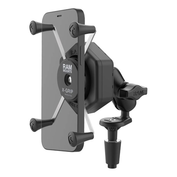 防振Xグリップ M ＆フォークステムベースセット ショートアーム 内径φ12-38mm対応 RAM-B-176-A-UN10-462