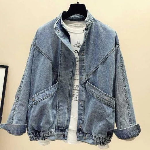 ジャケット レディース デニムジャケット フード付き ノーカラー ジージャン 長袖 デニムコート 秋ジャケット 大きサイズ 普段着 体型カバー