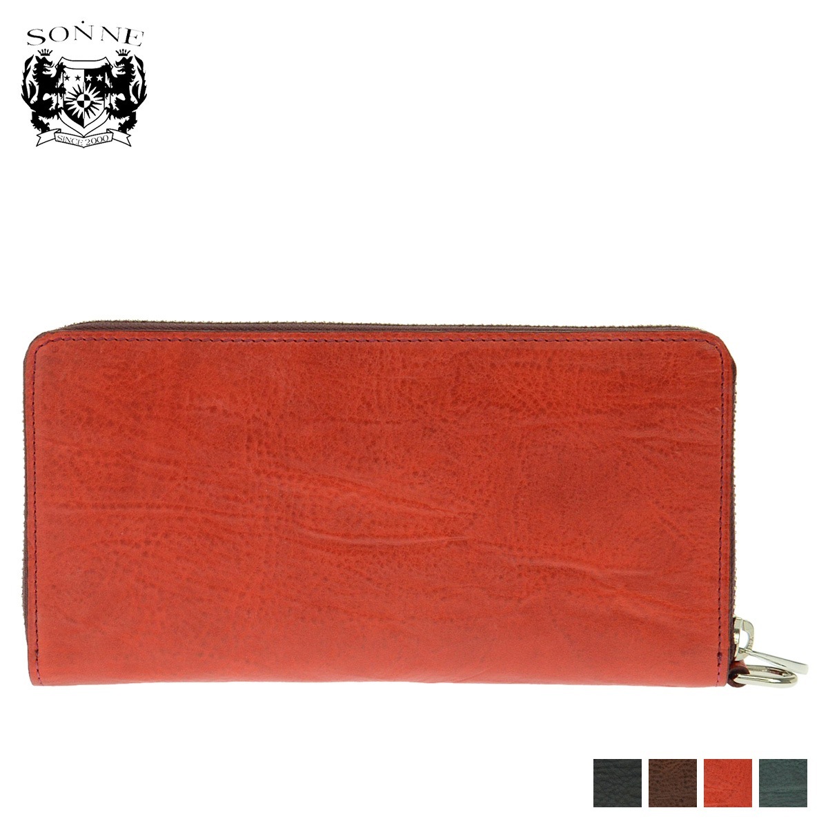 財布 長財布 メンズ ラウンドファスナー SIROCCO SOD001B