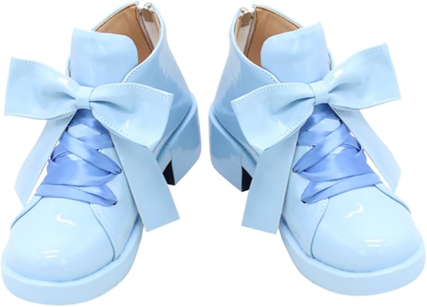 コスプレ靴 VTuber 天使 うと あまつか うと 変装用 下駄 シューズ 長靴 コスプレ クリスマス ハロウィン