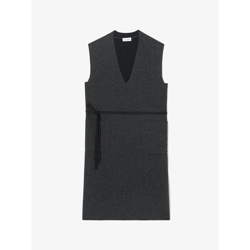 ラコステレディース Vネックノースリーブドレス EF194E-54N 050 Q2NEF194E-54N050