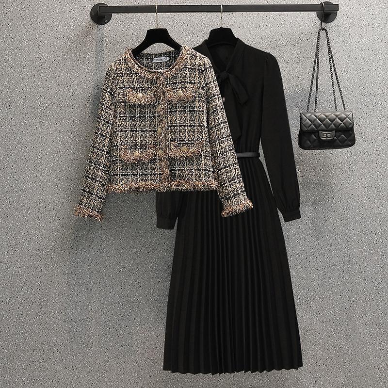 ツイードジャケット ワンピス フォーマル入学式 卒業式 卒園式 ママ スーツセット 入園式 レディース 七五三 お宮参り