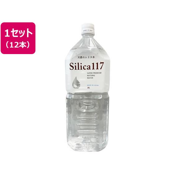 シリカ水Silica117 2L 6本×2箱 七十七萬石