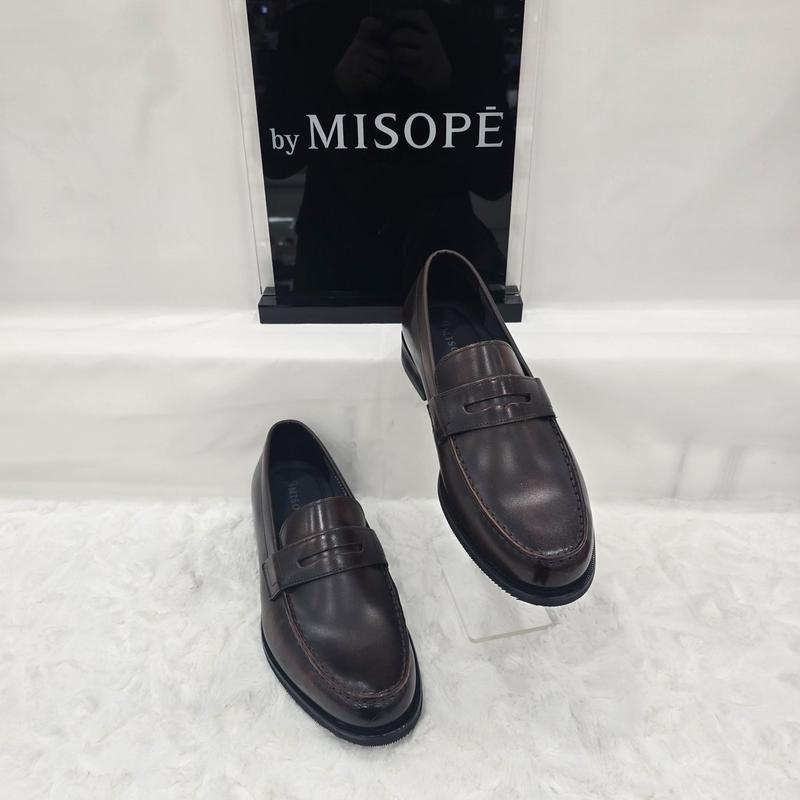 By 男性クラシックペニーローファー 122HT219TG003 MBROWN 2 JJ