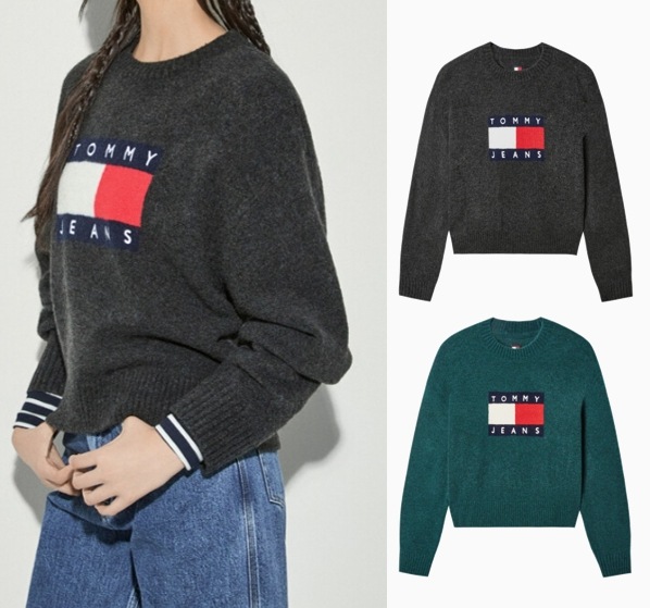 Relaxed Flag Sweater (T32E7KTO50TWT1)