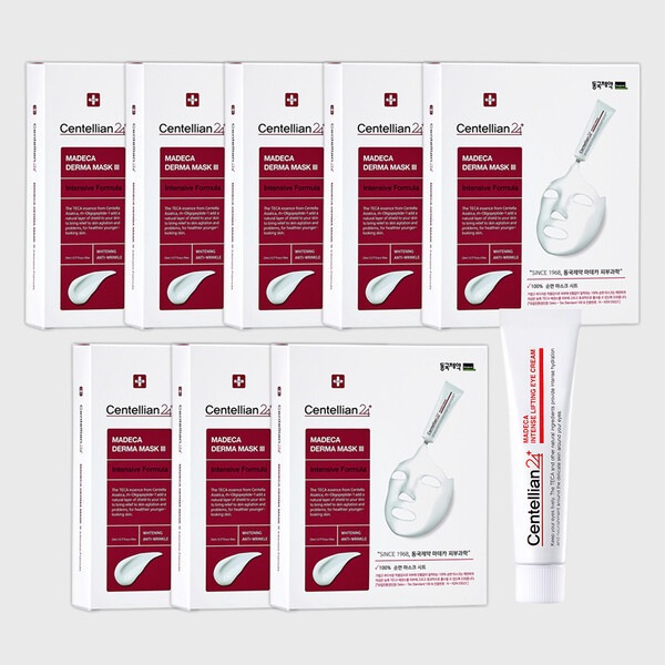K東国製薬 センテリアン24 マデカ ダーママスク3 インテンシブフォーミュラ 80枚 + インテンス リフティング アイクリーム 15ml