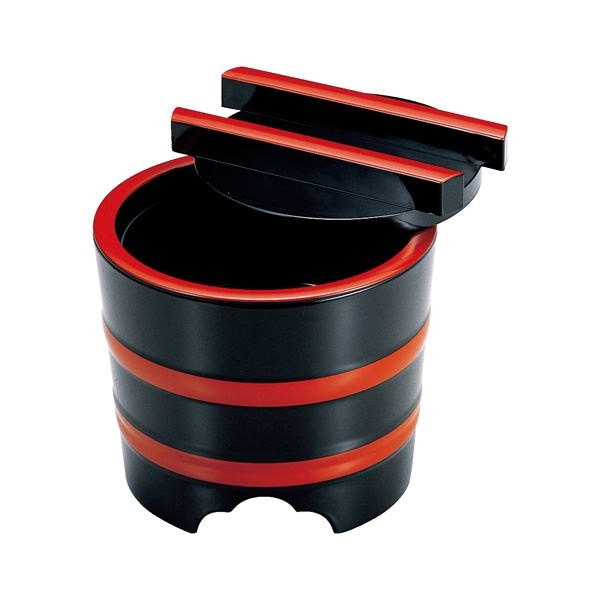 DX釜あげ 浅タイプ 黒朱ひもA