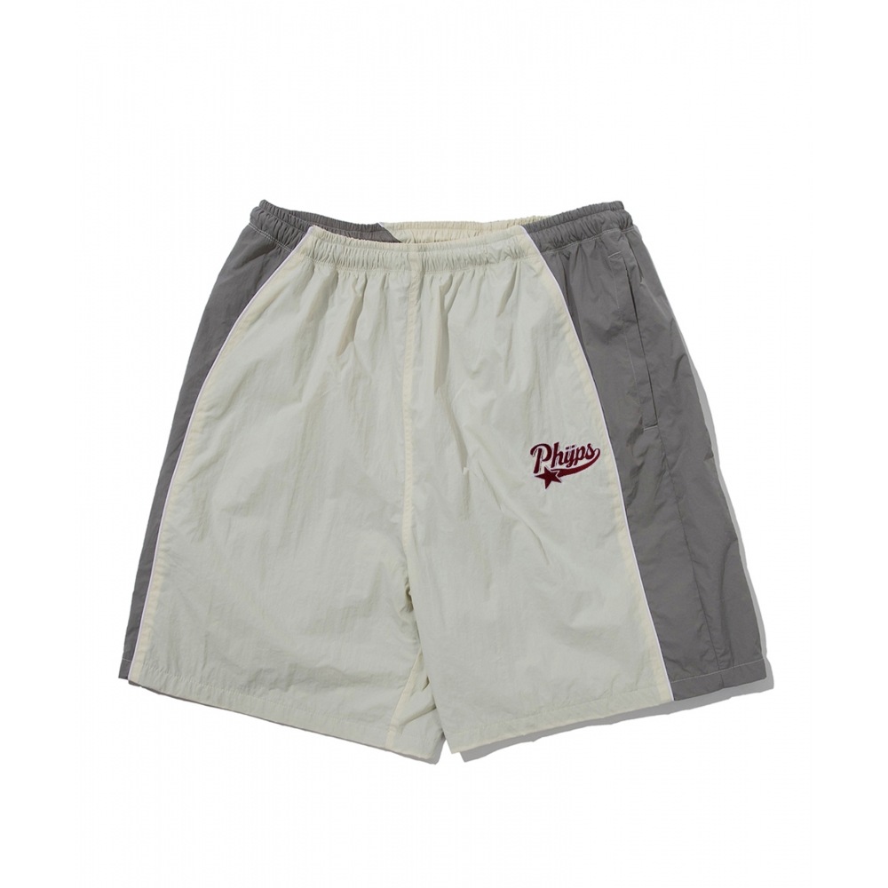 体育科 6/2 배송 PHYPS テールロゴショートパンツ オフホワイト