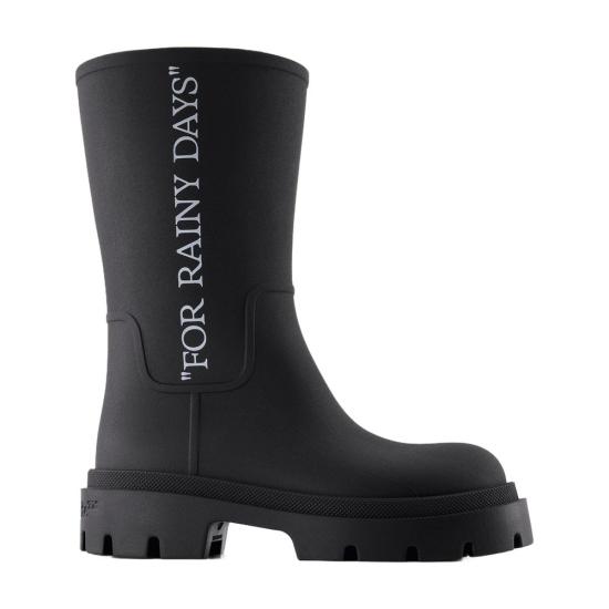 OFF WHITE Women Boots OWIE049C99MAT0011001 black