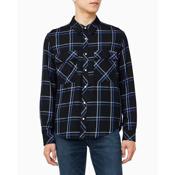 男性用プラッドビスコースイージーシャツ(4RE102G)