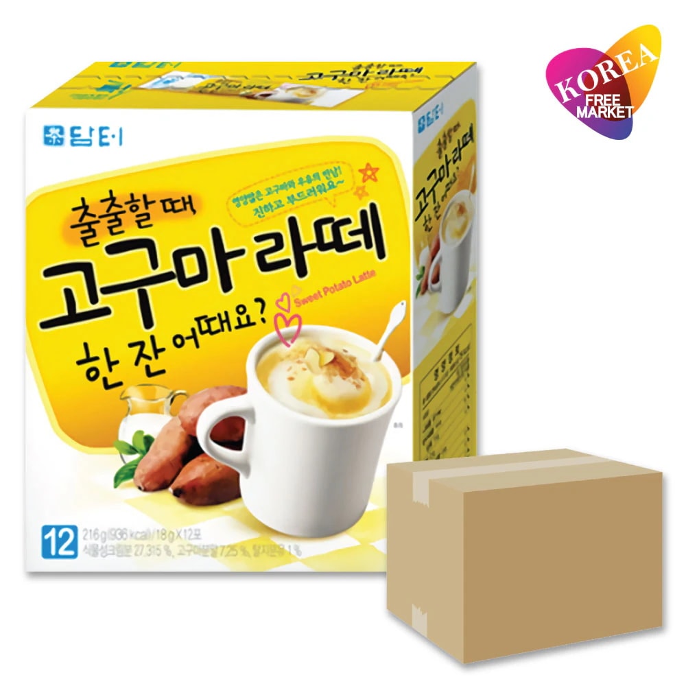サツマイモラテ 20個 箱売り 216g(18gx12包) / スイートポテトラテ さつまいも ラテ 韓国 お茶 スティックタイプ 11,500円