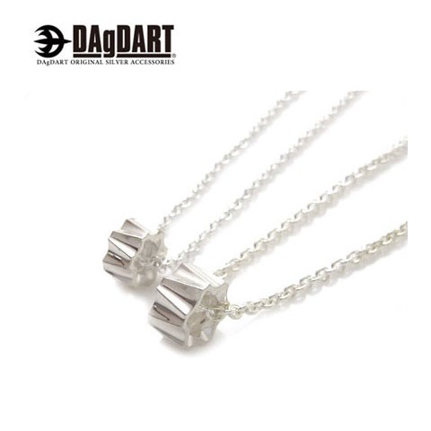 ダグダート DAgDART [Glass] サークル型 ペアペンダント ペアネックレス シルバー D