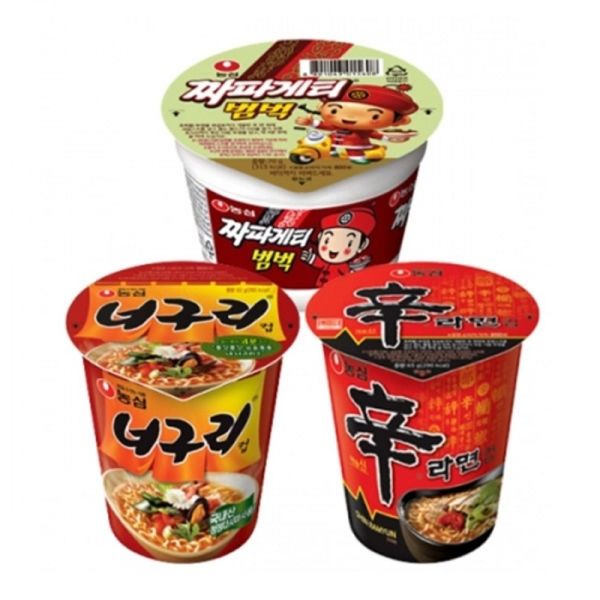 定番人気！ 農心辛ラーメン小カップ6入+チャパゲティたっぷり6入+タヌキ小カップ 韓国麺類 - flaviogimenis.com.br