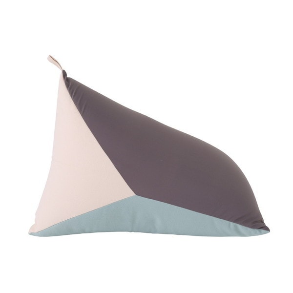 240627330 テトラッド ビーズクッション 三角 508050cm グレー/ブルー GY/BL [おしゃれ かわいい コンパクト カラフル 新生活 一人暮らし] メーカー直送