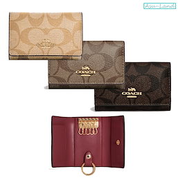 【COACH】USA発売 Five Ring Key Case コーチ シグネチャーレザー キーリング キーケース