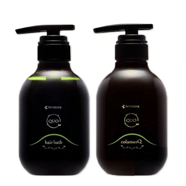 クゥオ ヘアバス(シャンプー)H 375mL + コラマスク C 375g セット