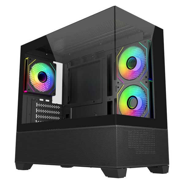 E490-KHNN-S00 ブラック Elite 490 ミニタワー型PCケース メーカー直送