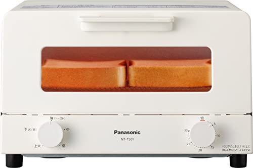 パナソニック 送料無料お手入れ要らず トースター オーブントースター 4枚焼き対応 30分タイマー搭載 NT-T5 ホワイト 新発売の