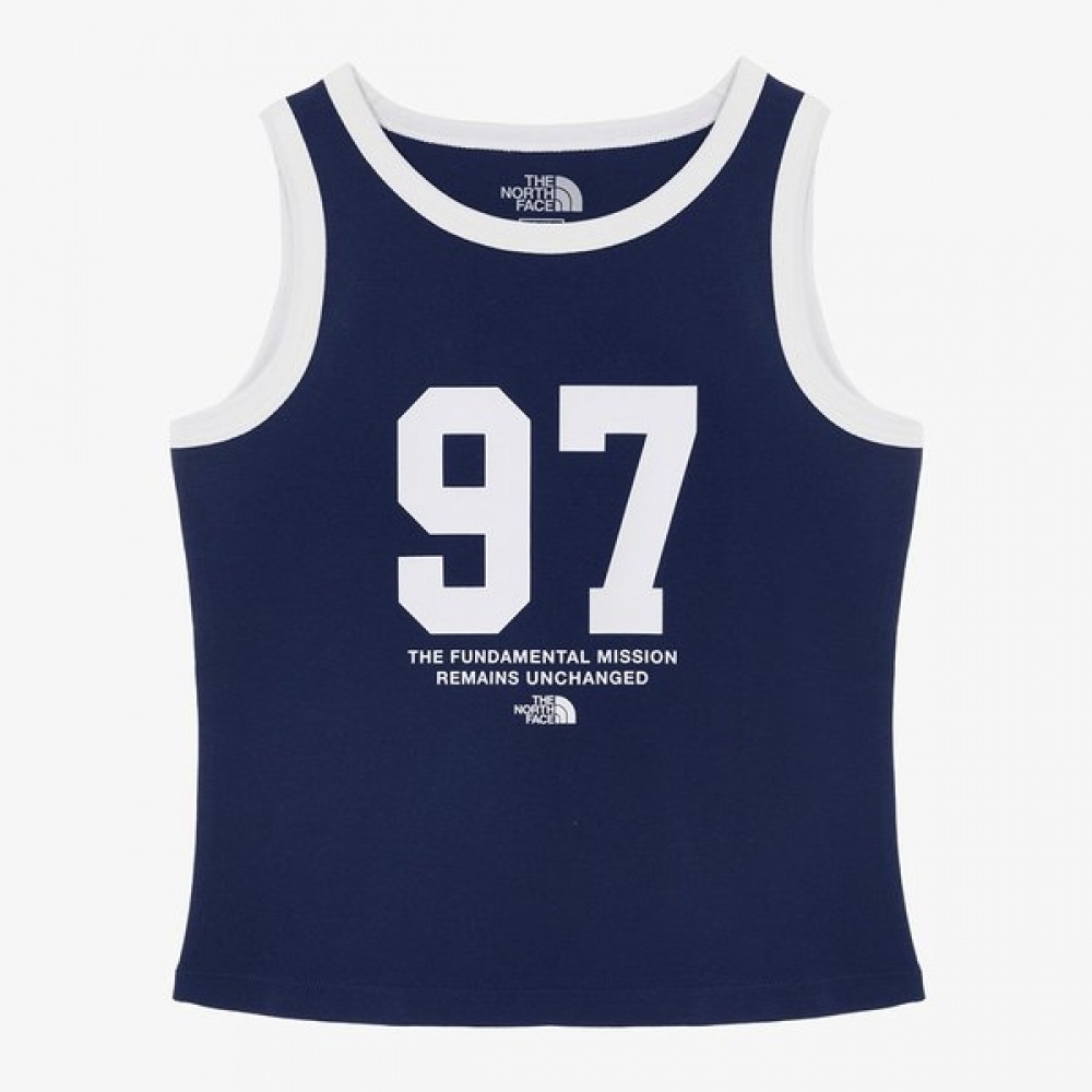 ノースフェイス レディース リンガースリーブレス NAVY NT7VR31L