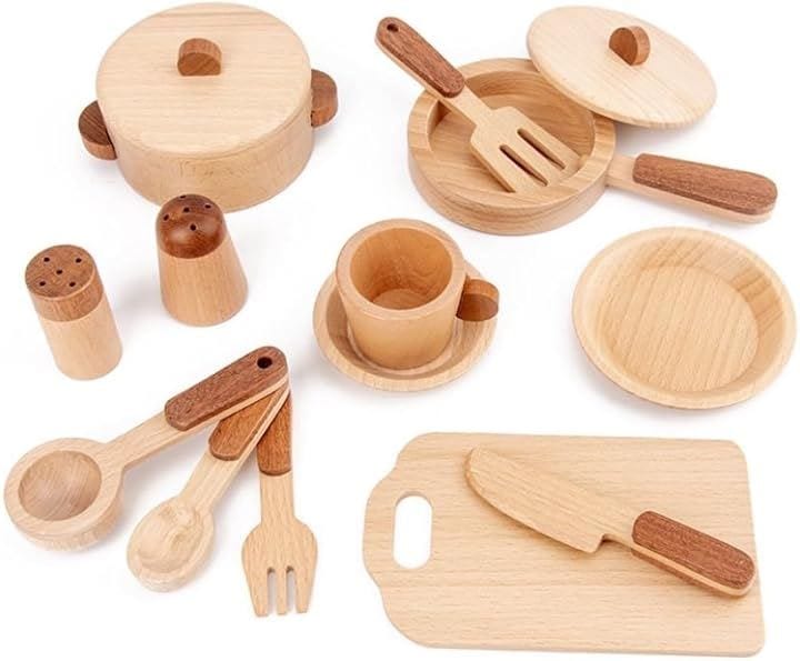 ままごと 調理器具 木製 ままごとセット おままごと キッチン 15点 包丁 まな板 フライパン