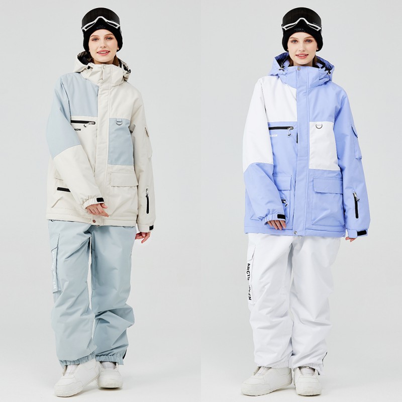 ウィンタースポーツ スノーボードウェア スキーウェア スノボウェア スキー 上下セット 男女兼用 撥水防風 保温 雪遊び 暖かい