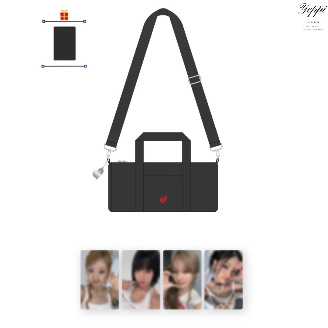 【 当日出発 】KISS OF LIFE OFFICIAL LIGHT STICK POUCH [公式フォトカード4枚付+当店特典] KIOF 公式グッズ ペンライトバッグ