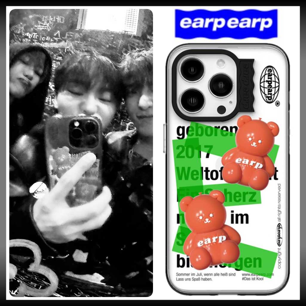 [SEVENTEEN スングァン着用] 【EARPEARP】 BALLOON FACO-BLACK (WAVE LABEL) スマホケース iPhone case EARP EARP