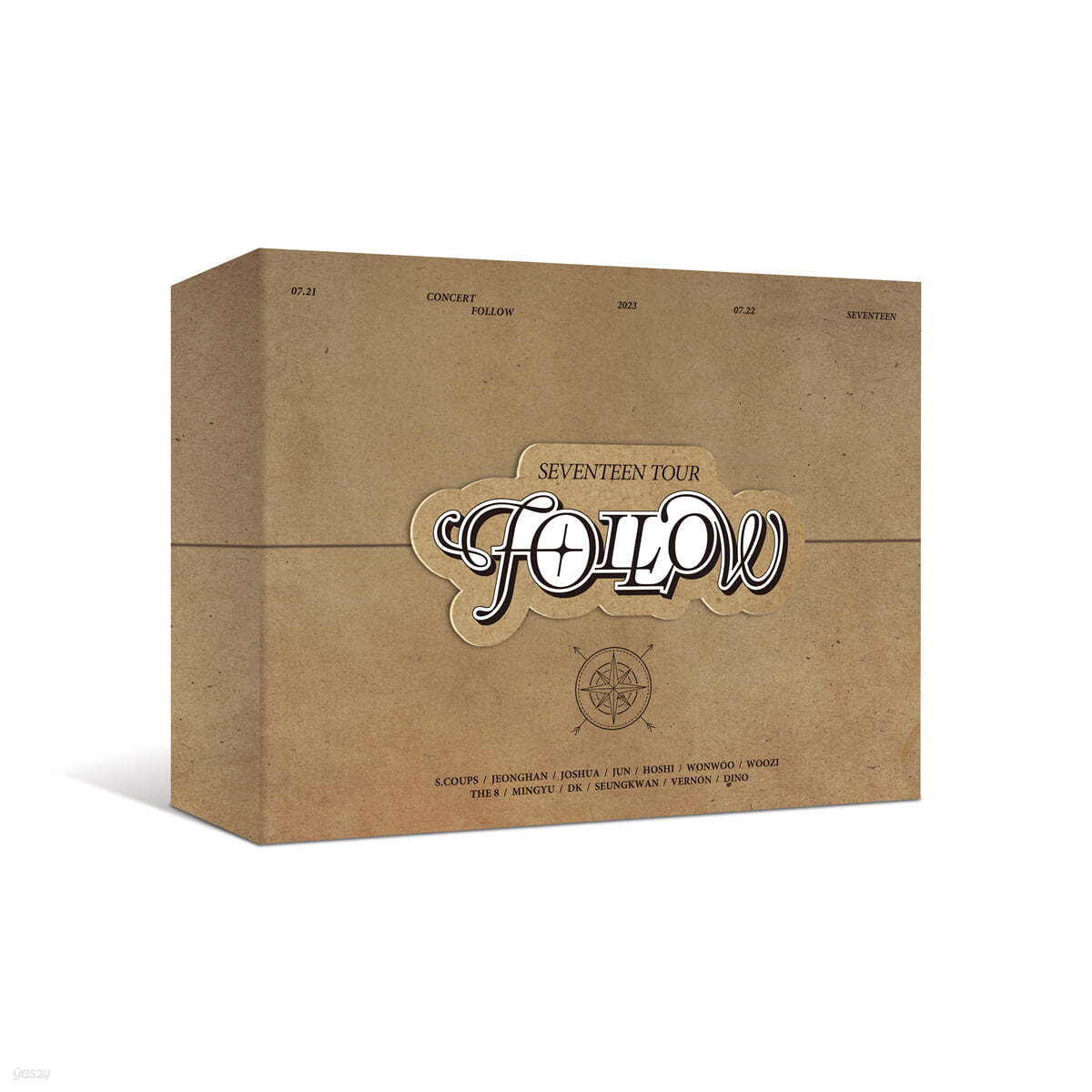 SEVENTEEN- SEVENTEEN TOUR [FOLLOW] TO SEOUL フォトブック + デジタルコードセット + セットリストマップ + スタンプ ステッカー + フレーム フォトセ