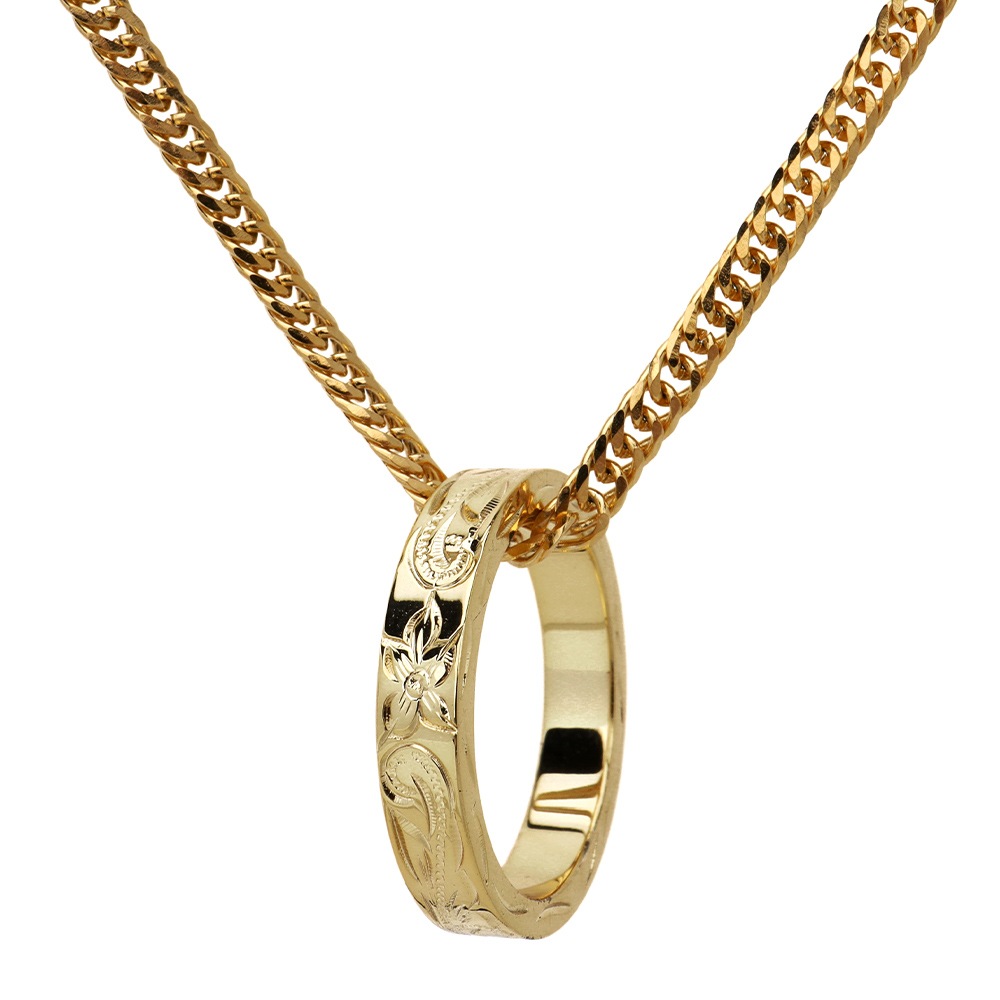 BFF ハワイアンリングネックレス [bffn-r001-g]