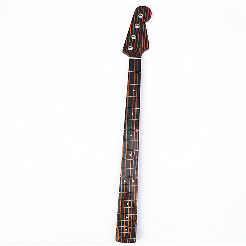 エレクトリックベースのゼブラウッドネック,20フレット,4弦,BJ-222