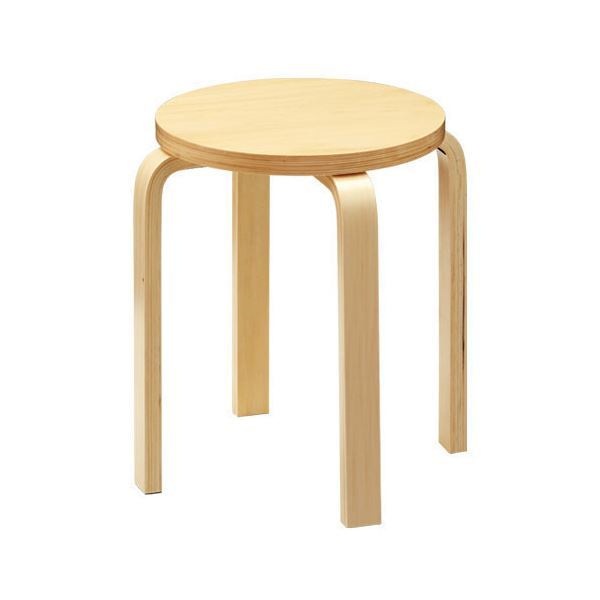 アール/エフ/ヤマカワ 丸イス Z-SHSC-1 NA ナチュラル