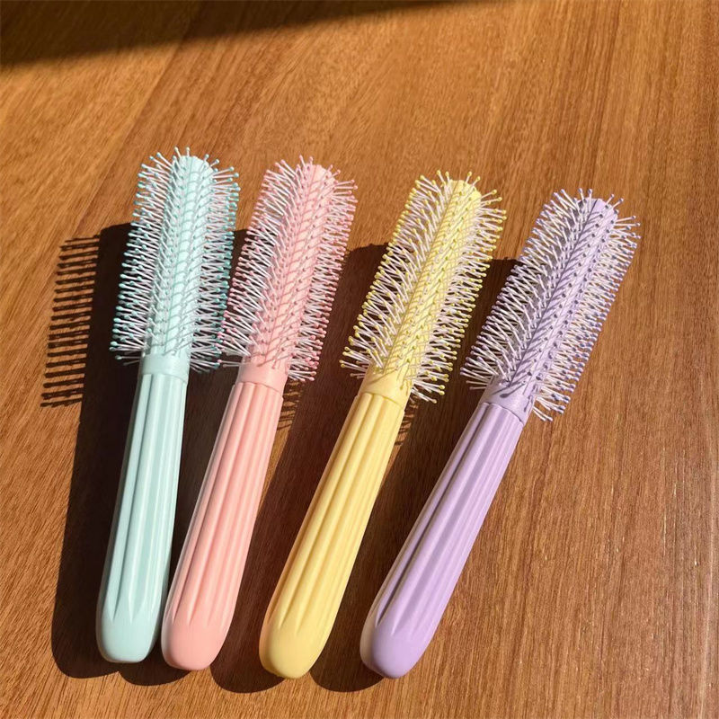 男女の櫛 マッサージ ストレート 美髪 モデリング カール ローラー台 ロールコーム プレゼントかわいい櫛 福袋を1枚