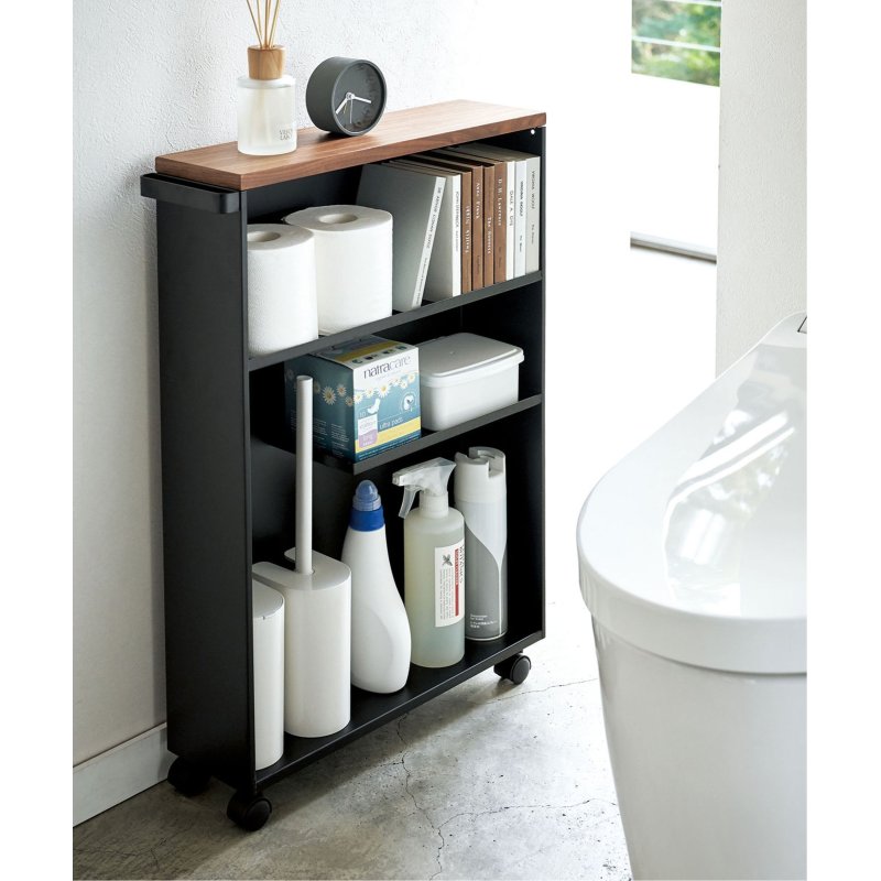 【WEB限定】tower ハンドル付きスリムトイレラック　タワー