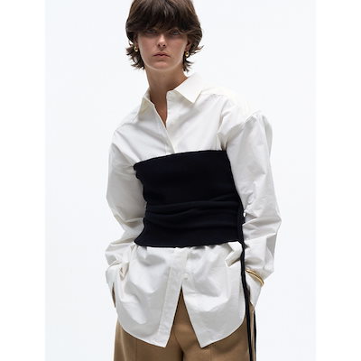 G/FORE ジーフォア モックネックシャツ 36 ホワイト 白 【公式通販】