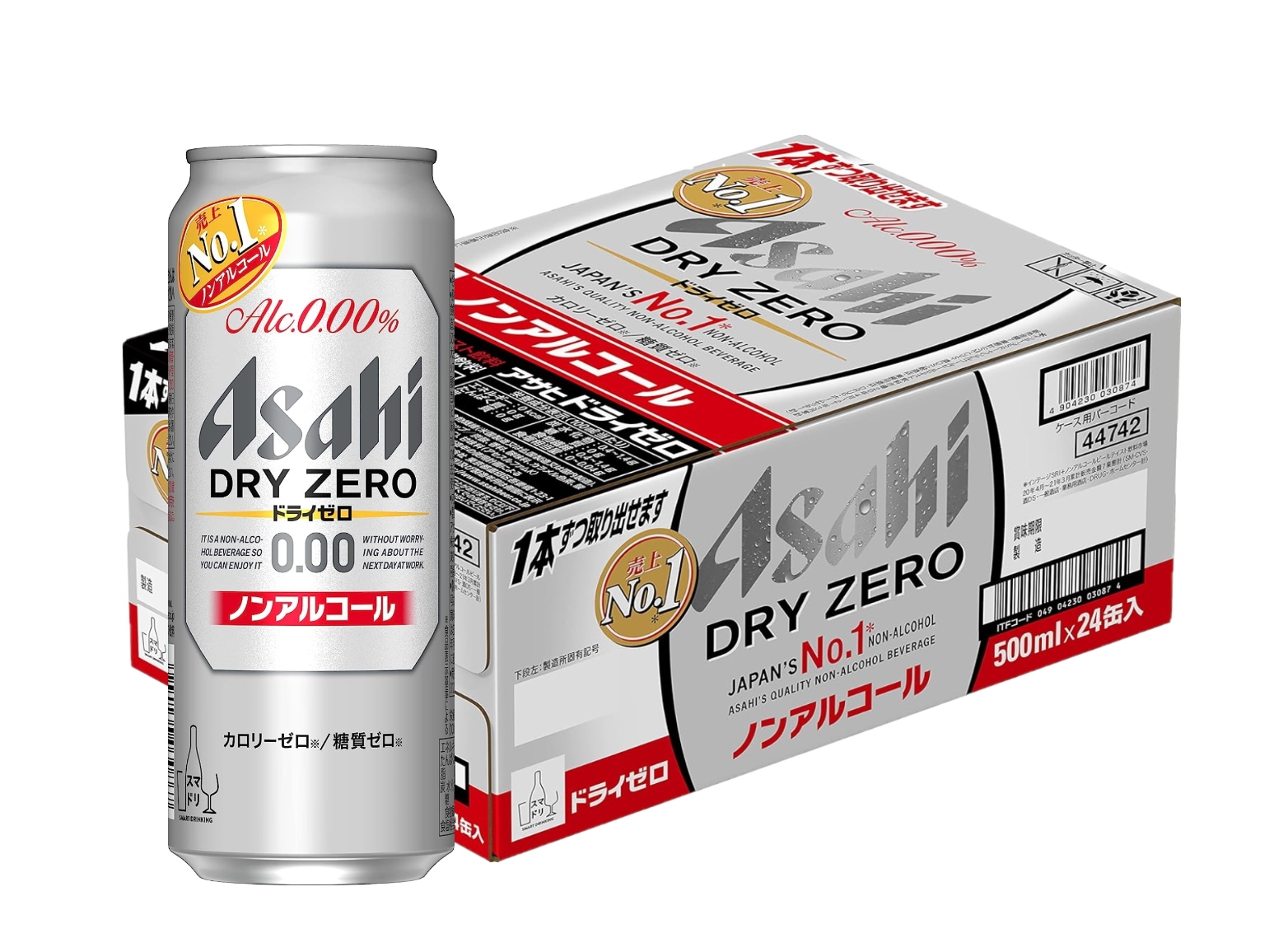 アサヒ ドライゼロ カロリーゼロ 糖質ゼロ ノンアルコール [ 500ml 24本 ] ノンアルビール ビール ノンアルコールビール