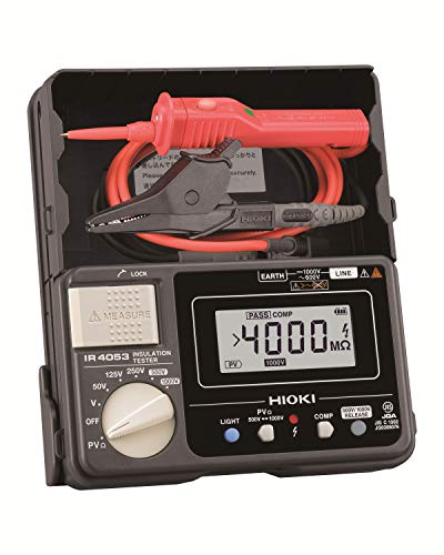 HIOKI (日置電機) IR4053-11 太陽光発電システム用絶縁抵抗計(スイッチ付きリード付属)