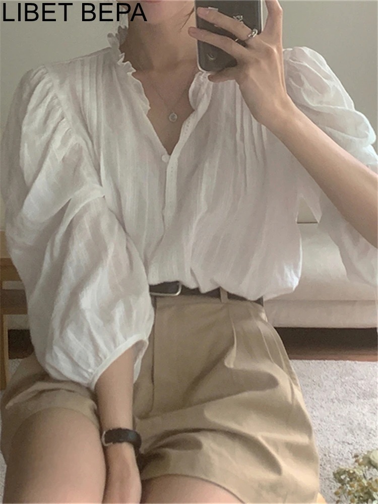 vintageパフスリーブブラウス malion vintage パフスリーブブラウス