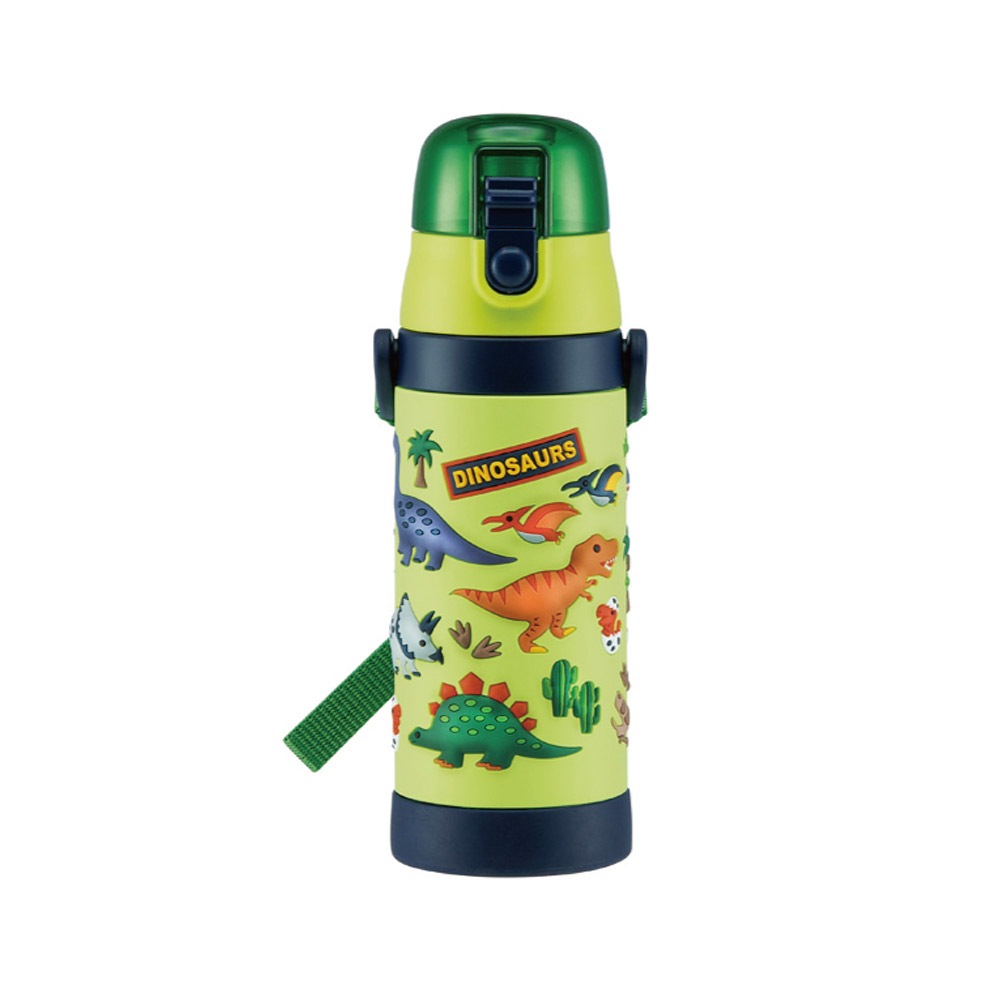 スケーター恐竜立体ワンタッチステンボトル