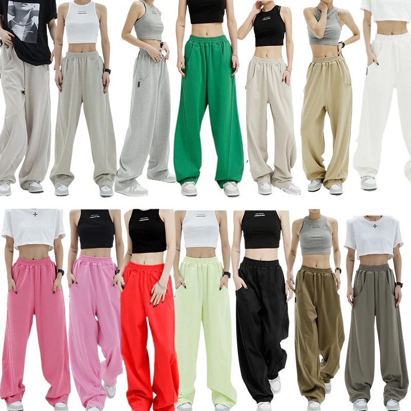 ワイドパンツ レディース 春夏 ダンスパンツ ジョガーパンツ 運動ズボン カジュアル ボトムス
