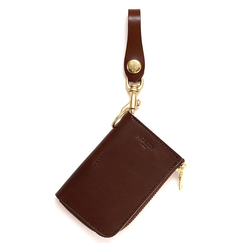 アジリティアッファ(AGILITY affa)『コンパイル』キーケース コインケース 小銭入れ スマートキー L字ファスナー 一体型 革 栃木レザー