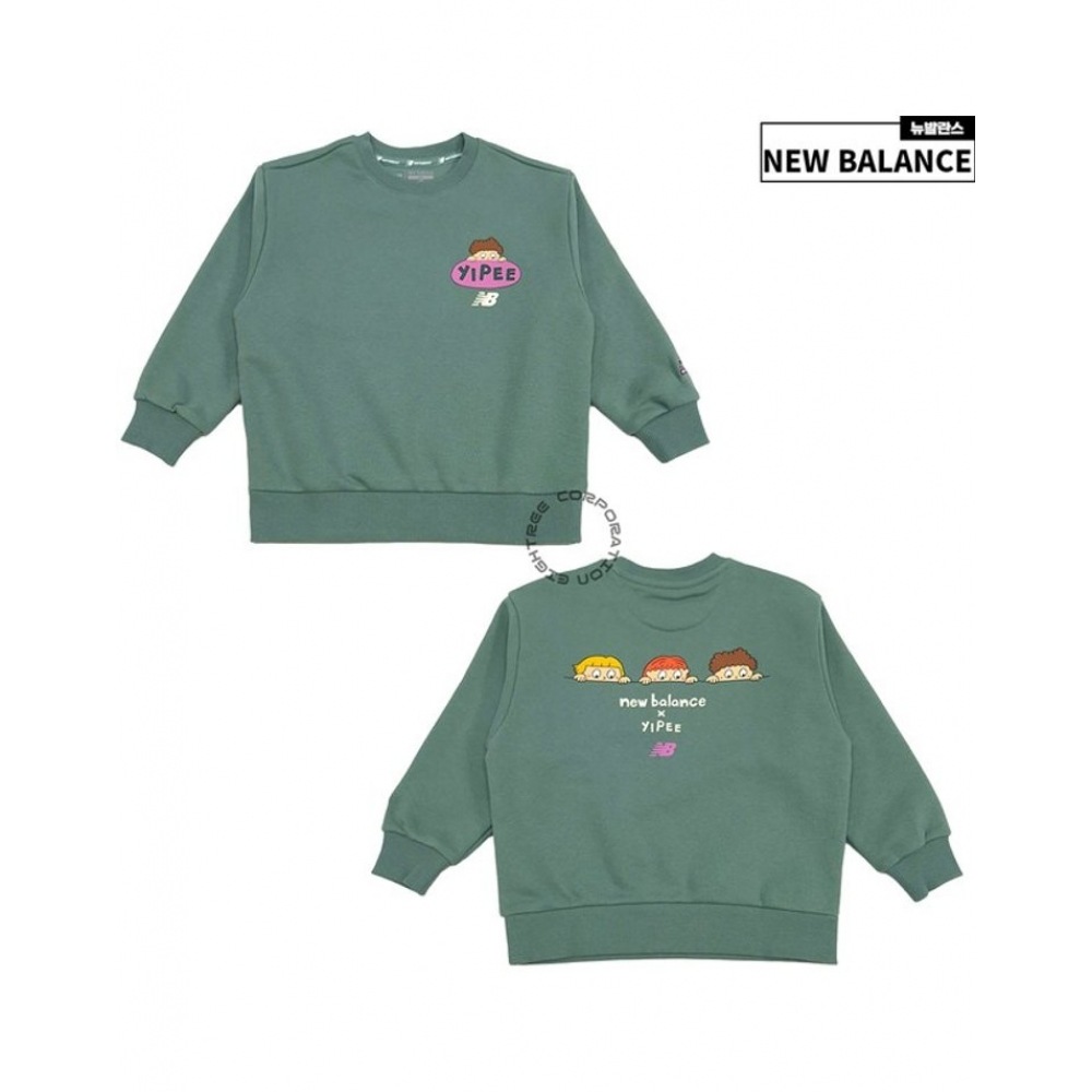 ニューバランスキッズ IP イラストレーションスウェットシャツ NK9CC4802U-62