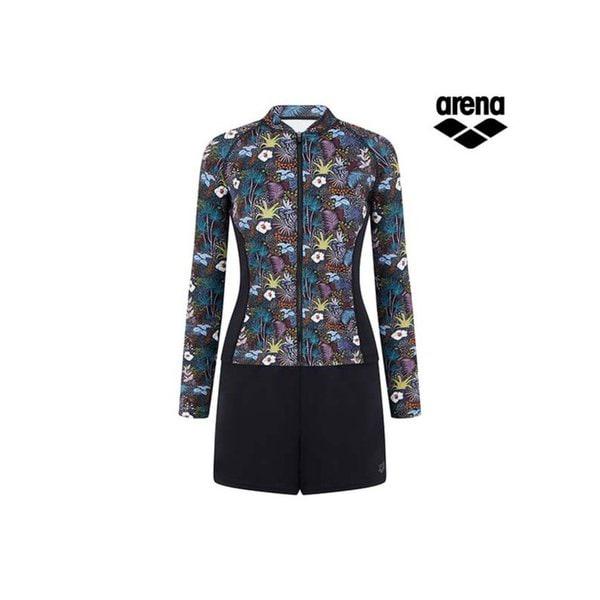 ソフィー・レジャー ジップアップ ラッシュガード セット A4BL1PS12BLK
