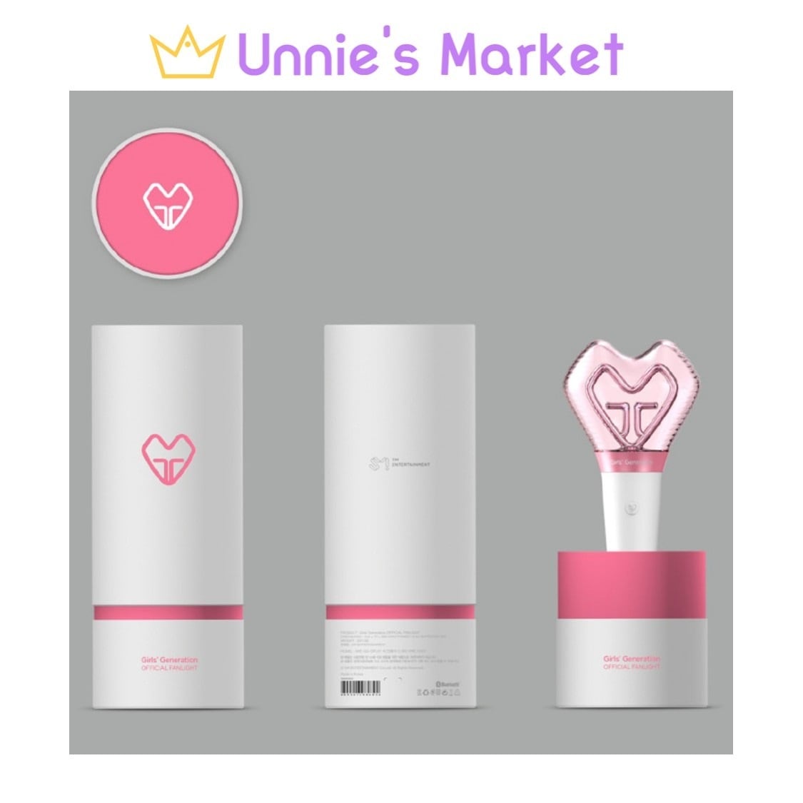 SNSD 少女時代 Official Light Stick + Free Photocard 1EA(fan-made)