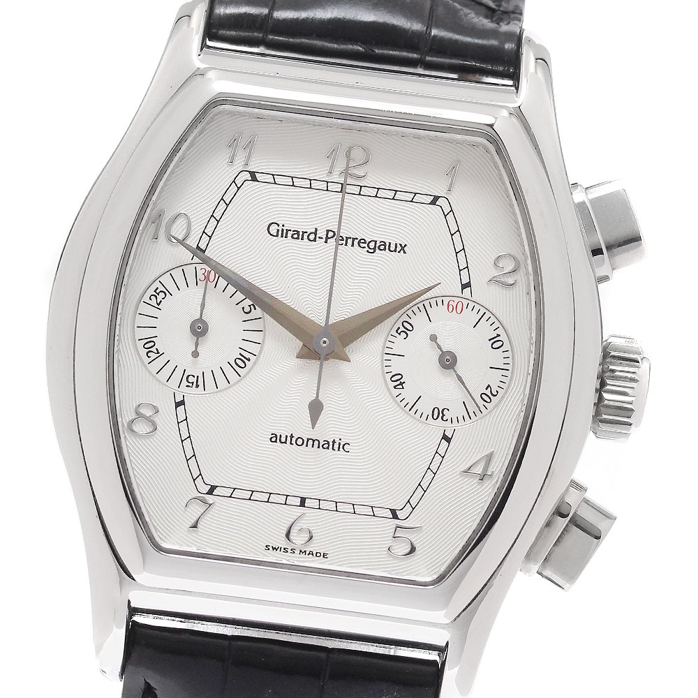 ジラール・ペルゴ GIRARD PERREGAUX 2750 リシュビル クロノグラフ スモールセコンド 自動巻き メンズ 保証書付き_940468【中古】