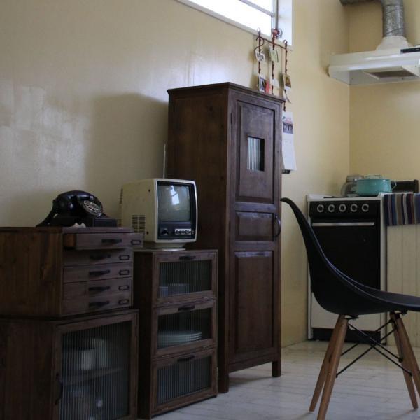 チェスト 5段 収納 小物収納 木製 レトロ おしゃれ 積み重ね