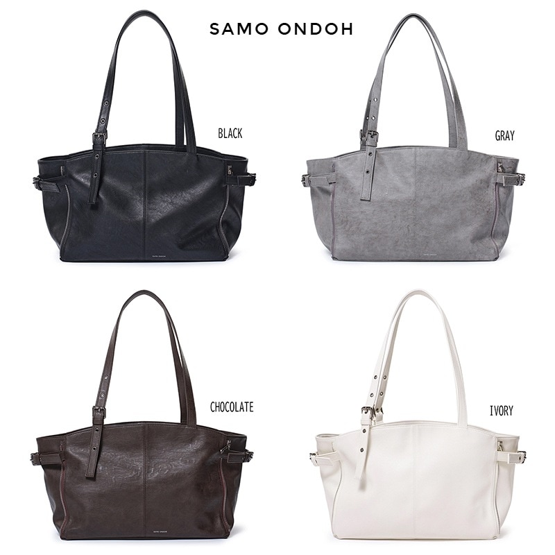 [韓国人気］Zipper shopper bag